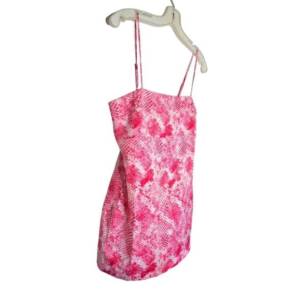 Beach Bunny Pink Reptile Print Dress nwot - Picture 4 of 7